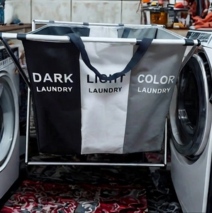 2024 vente chaude 3 pièces Oxford tissu sac à <span class=keywords><strong>linge</strong></span> étanche pliable Landry <span class=keywords><strong>panier</strong></span> <span class=keywords><strong>panier</strong></span> à <span class=keywords><strong>linge</strong></span> 3 <span class=keywords><strong>compartiments</strong></span> - Product Image 6