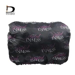 Wholesale soft customize satin headrest cover for car seat decoration small MOQ high quality headrest covers