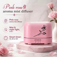 Diffuseur d'arômes à effet flamme 200 ml, diffuseur d'huiles essentielles ultrasonique avec effet de feu et minuterie 1H 3H 5H, lumière LED, vente en gros, direct usine