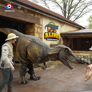 Costume de marche de performance de costume de <span class=keywords><strong>dinosaure</strong></span> d'Halloween pour les affichages d'aéroport et de maternelle - Product Image 2