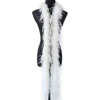 Écharpe en plumes d'autruche de luxe, douce et moelleuse, 2, 4, 6, 10, 20 plis, accessoires vestimentaires pour mariage, fête, robe, spectacle sur scène