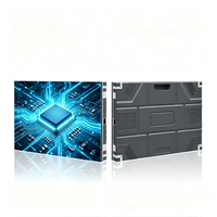 Panel Layar LED Mini Ultra-tipis 640x640mm P1.53/P1.86/P2/P2.5, Daya Rendah untuk Layar LED Digital Signage Ritel