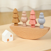 Zhiqu méchants équilibre blocs de construction pour la maternelle des enfants bois assembler bricolage jouets de jeu en bois