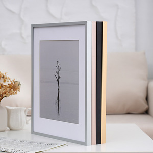 Cornice Portafoto in Metallo A2 A3 A4 <span class=keywords><strong>30x40</strong></span> 50x70, Cornice Sottile in Lega di Alluminio da Parete per Poster e Immagini - Product Image 5