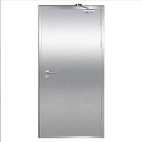 Porte de salle blanche en acier galvanisé sur mesure pour hôpital et laboratoire, hermétique et de purification