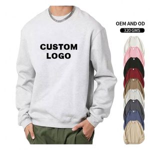 เสื้อสเวตเชิ้ตคอโอแบบหนา พิมพ์ลายแฟชั่น ผ้าฟลีซ  ฮู้ดดี้ผู้ชาย แนวสตรีทแวร์ หนานุ่ม - Product Image 1