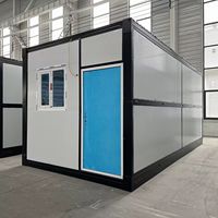 Maison modulaire préfabriquée combinée, dortoirs multi-étages, bureau, bâtiment résidentiel, maison conteneur portable 20 pieds, maison pliable