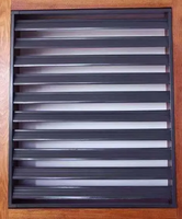 RG Offre spéciale Volets intérieurs de sécurité en aluminium Unité extérieure de climatisation Fenêtre d'obturation