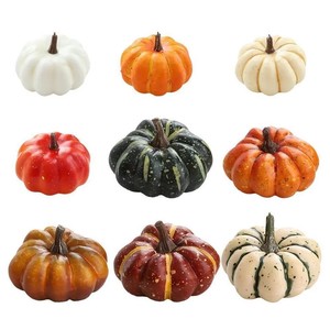 Calabazas Artificiales de Espuma, Pequeñas y Realistas, Mini Calabazas para Decoración de Otoño, Acción de Gracias, Halloween, Navidad, Graduación y Fiestas - Product Image 5