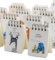 Carnet de notes coeur de fille de dessin animé détachable et non collant Message Note imprimé jour cahier avec papier PVC PP couverture matériel