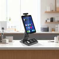Kiosco de Hotel con Pantalla de 10.1 Pulgadas, Terminal de Autoregistro para Hotel, Kiosco de Registro de Hotel de Acero Laminado en Frío Duradero con Módulo 4G SDK