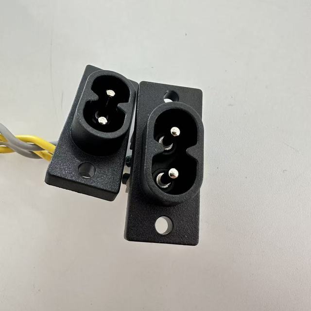 Eight Character Electronic Power Socket Harness PTFE Insulation PVC Jacket Tinned Copper Conductor 12V 1 Meter Adapter Connector