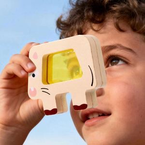 Fun and <b>Creative</b> Travel Roadtrip Sensory Toy for Boys Girls Stacking Balance Toys Rainbow Animal-shaped Building Block - Product Image 4