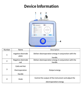 Cold and Hot Electroporation Beauty Device Reduce Inflammation Sensitive Skin Repair Nourishment Anti-Aging Cryo-Facial <b>Machine</b> - Product Image 3