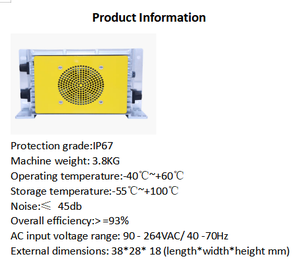 Cargador de Batería de Litio para Carro de Golf Yamaha <span class=keywords><strong>Club</strong></span> Car EZGO TXT RXV, Cargador Integrado de 48V, Impermeable y Totalmente Sellado - Product Image 4