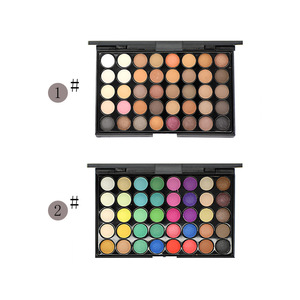 Palette de fards à paupières 40 couleurs nacrées mates à paillettes, pigment neutre, <span class=keywords><strong>maquillage</strong></span> pour les yeux, stock Europe et USA, vente chaude - Product Image 3
