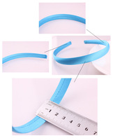 30 pièces de bandeaux en résine recouverts de tissu satiné de 1 cm, 30 couleurs, bandeaux enveloppés de tissu pour filles et femmes, accessoires pour cheveux