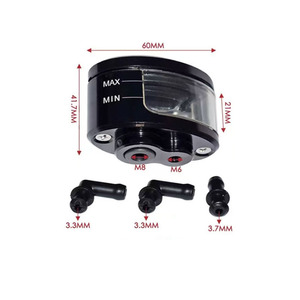 Pièces de moto CNC, réservoir de liquide de frein en alliage d'aluminium CNC (réservoir de liquide de frein) - Product Image 2