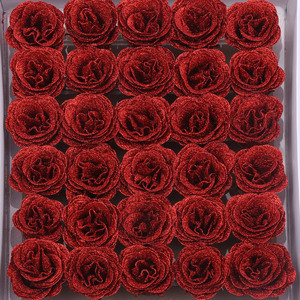 ดอกไม้หัวกุหลาบคริสตัลสีชมพูดอกไม้ดอกไม้สีฟ้า - Product Image 5