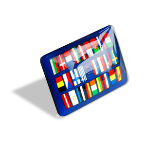 Aimant de réfrigérateur en verre rond en cristal, cadeau de porte de la <span class=keywords><strong>ville</strong></span> du <span class=keywords><strong>mexique</strong></span>, meilleure vente - Product Image 4