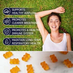 Gomitas de Extracto de Gordolobo de Buena Calidad, 2000 mg, Sabor a Pera, Favorecen el Bienestar Respiratorio, Refuerzan la Inmunidad, Mejoran la Respiración - Product Image 5