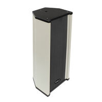 Altavoz de Columna XIDLY IP65 Impermeable de 4 Pulgadas y 100V para Sistemas de PA en Exteriores, Iglesias, Escuelas, Mezquitas e Instalaciones Comerciales
