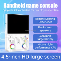 Nouvelles consoles de jeux portables R36 Ultra X, écran IPS de 4,5 pouces, système Linux 3000 mAh, console de jeux vidéo classique de 64 Go pour enfants