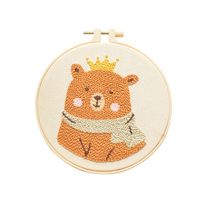 Kit de crochets de serrure personnalisés, bricolage pour enfants, artisanat, tricot point de croix, Kit de broderie, Kit de démarrage à aiguille avec poinçon, 20 pièces - Product Image 4