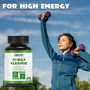 OEM/ODM capsule depuranti per 15 giorni per la salute e il Comfort intestinale integratori per il Comfort delle compresse confortevoli dosaggio non per le donne incinte - Product Image 2