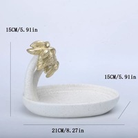 Ornement artisanal en résine en forme de dôme de la Kaaba, décorations du Ramadan 2026, boîte de rangement de bijoux de bureau islamique musulman, cadeaux
