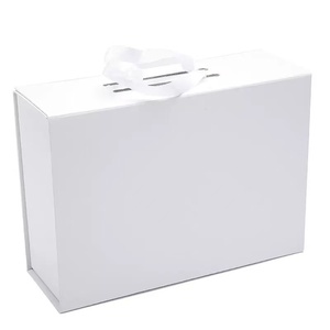Boîte en carton design avec fermeture magnétique, emballage personnalisé de luxe, boîte cadeau en papier magnétique avec logo - Product Image 1