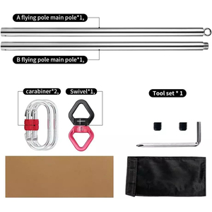 <span class=keywords><strong>Kit</strong></span> Professionale Portatile <span class=keywords><strong>per</strong></span> Pole Dance Aereo da 45mm in Acciaio <span class=keywords><strong>per</strong></span> <span class=keywords><strong>Palestra</strong></span>, Club, Feste, Pub ed Esercizio - Product Image 5