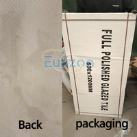 Carrelage de sol en porcelaine brillante 1200x600, effet marbre, luxe, antidérapant, pour supermarchés et halls, avec garantie de 5 ans
