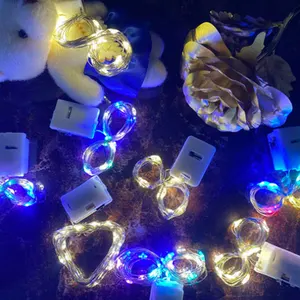 LED copper wire string lights three-function flashing lights string Christmas Valentine's Day flowers gift box lighting