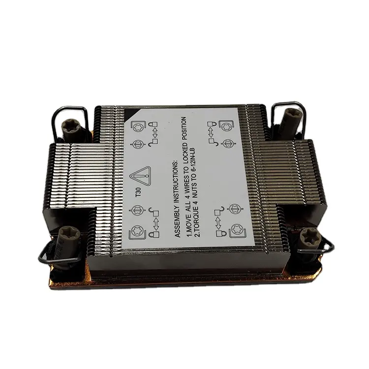 Disipador de calor de carcasa de aluminio estrecho para Intel LGA4189 SERVER Motherboard Air Cooling CPU Cooler