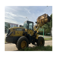 Chargeur frontal sur pneus Komatsu WA320 de 3 tonnes 4 tonnes 5 tonnes bon marché chargeur frontal japonais à usage agricole de haute qualité moteur d'origine 114kw