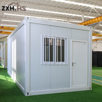 Maison conteneur portable à assemblage rapide avec conception en kit pour bureau de chantier et logement des travailleurs
