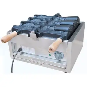 Beste Kwaliteit China Fabrikant 6 Stuks Vis Mini Taiyaki Machine Wafel
