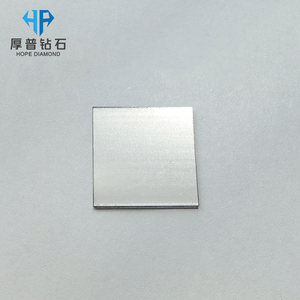 薄い<span class=keywords><strong>CVD</strong></span>ダイヤモンドシードスライス500ミクロン厚15x 15 mm合成ダイヤモンド成長用途向け - Product Image 2