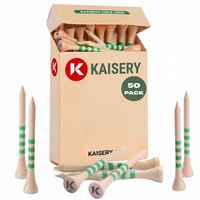 Boîtes à cigarettes OEM ODM pour tees de golf, boîtes en papier personnalisées avec logo imprimé, tees de golf en bambou, bois ou plastique sur mesure pour cadeaux d'entreprise