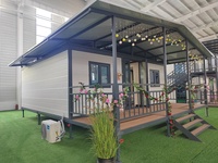 Özel Prefabrik 20Ft 30Ft 40Ft Konteyner Genişletilebilir Ev 5 Yatak Odalı Prefabrik Nakliye Katlanır Ev İnşaatı Emlak