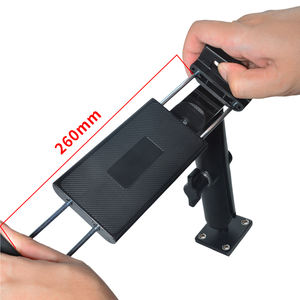 YNIBST Heavy Duty Drill Base Support de voiture pour iPad 5-13 pouces <span class=keywords><strong>Samsung</strong></span> <span class=keywords><strong>Galaxy</strong></span> Tab,GPS, Support de micro talkie-walkie portable réglable - Product Image 3
