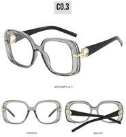 Monture de lunettes tendance de grande taille, compatible avec les verres de myopie, montures de lunettes carrées de haute qualité pour femmes, style Europe et Amérique