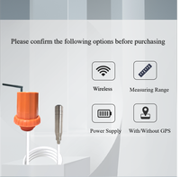 Capteur de niveau de réservoir d'eau, de carburant et de diesel anti-explosion ATEX, portée 15 m, NB IoT LoRaWAN 4G Cat-M, surveillance sans fil CNDINGTEK DF556