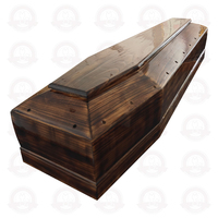Ataúd Funerario Económico en Oferta, Ataúd para Adultos Directo de Fábrica Antigua en China