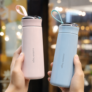 400ml/13oz Glass Bottle <b>Tea</b> <b>Infuser</b> Thermal Insulation Eco-Friendly Camping Direct Drinking Straw Unisex Color Box Packaging - Product Image 5