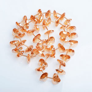 Cristal grand coeur oblique Super grand Super Flash accessoires bricolage à la main pendentif perles de cristal - Product Image 6