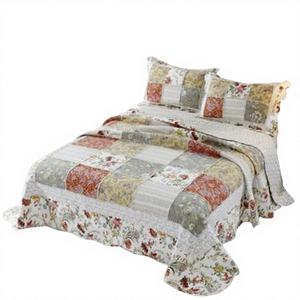 Juego de Ropa de Cama Queen, Juego de Colchas Patchwork Queen, Juego de Cubrecamas Patchwork para Uso Doméstico con Fundas de Almohada - Product Image 6