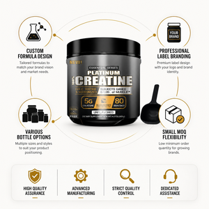 <span class=keywords><strong>Creatina</strong></span> Micronizada de Alta Pureza, 80 Porciones, Sin Sabor, Ganador de Masa Muscular, Suplemento de Fuerza Post-Entrenamiento, Levantamiento de Pesas - Product Image 2