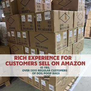 Hot Selling Eco Friendly High Quality Custom logo Printed Biodegradable Doggy Poo Waste Trash Bags for Dogs Pet Dog Poop Bag - Product Image 4